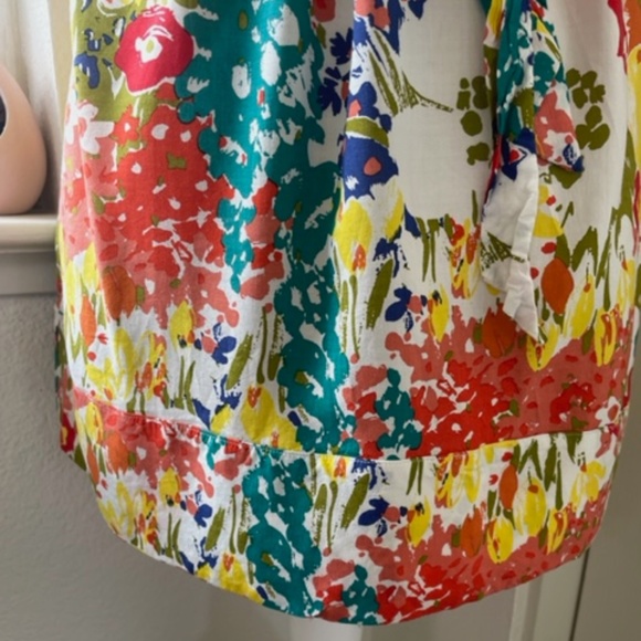 XXI By Forever 21 | Colorful Floral Ruffle Button-Up Sleeveless Dress – Size M - Picture 5 of 16